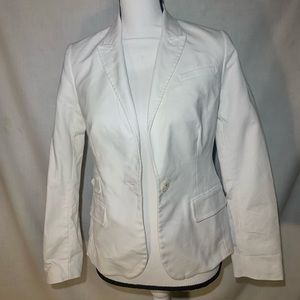 Banana republic white button blazer